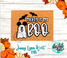 Load image into Gallery viewer, Mickey is my Boo SVG Mickey Mouse Halloween SVG PNG DXF
