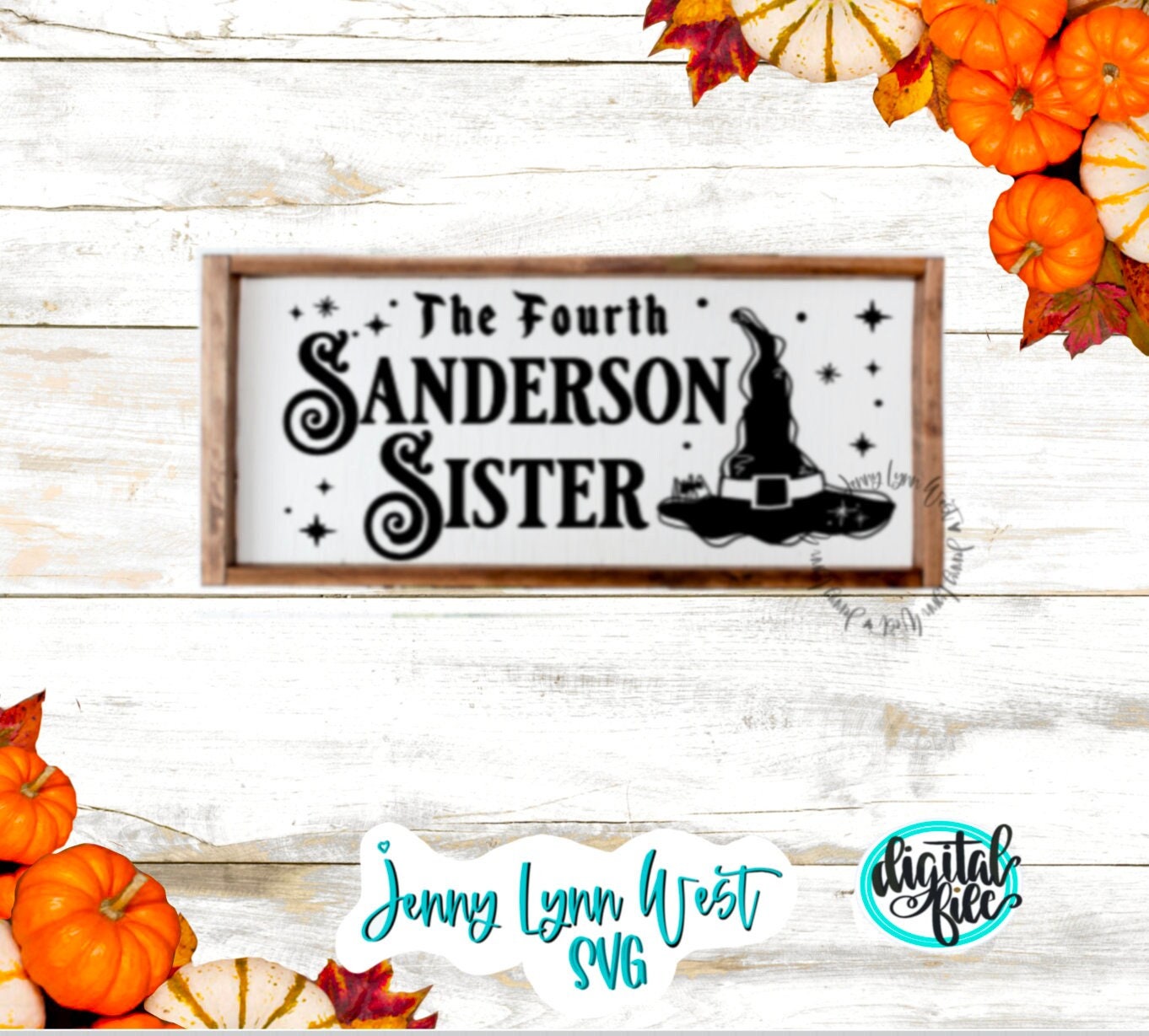 Hocus Pocus Halloween Sign Fourth Sanderson Sister SVG DXF PNG – Jenny Lynn  SVG