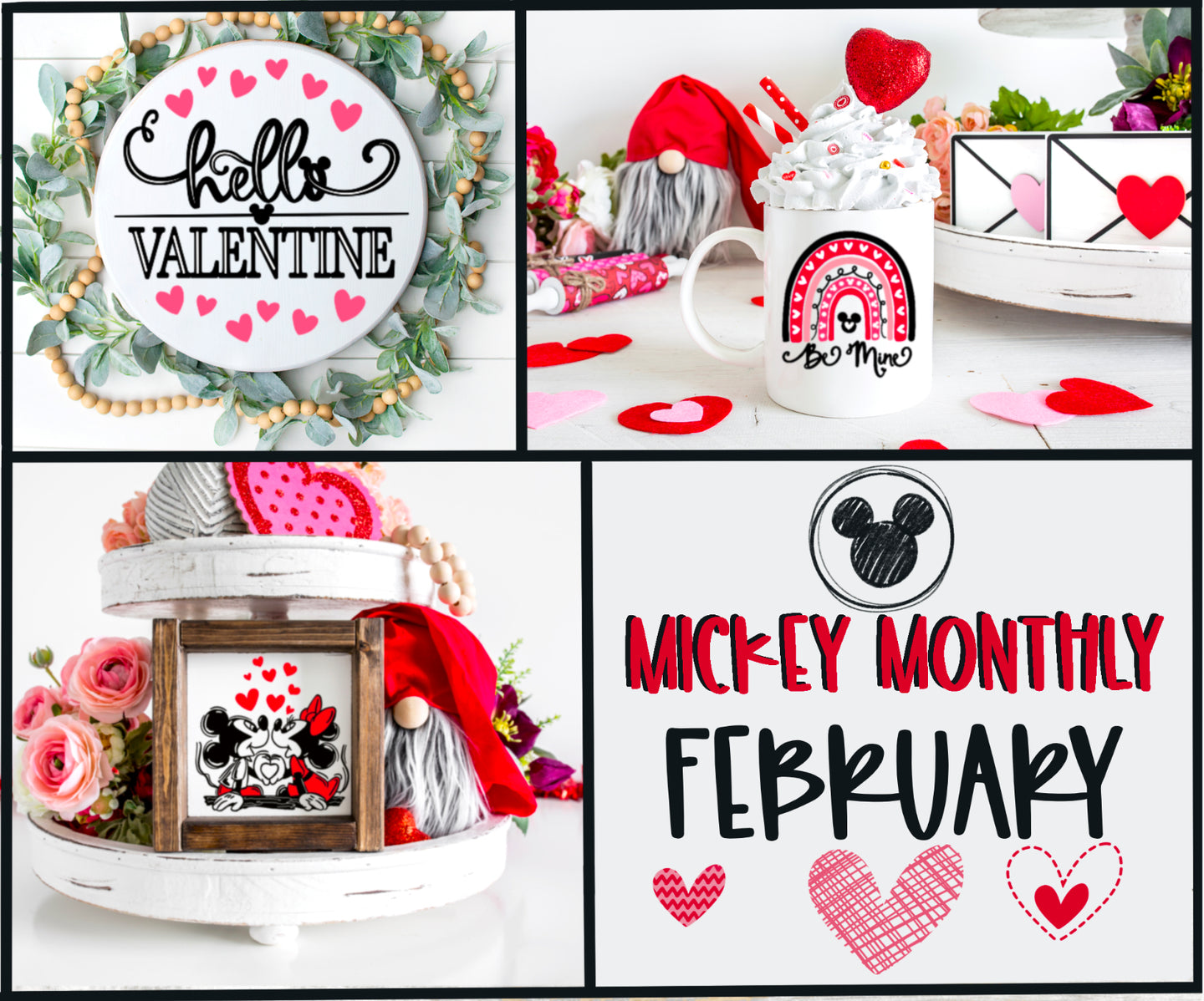 Mickey Monthly February Valentines Bundle
