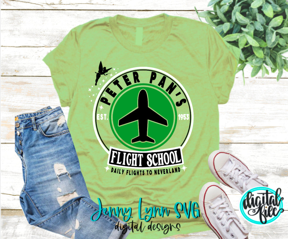 Peter Pan’s Flight School SVG DXF PNG