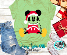 Load image into Gallery viewer, Mickey Santa SVG DXF PNG
