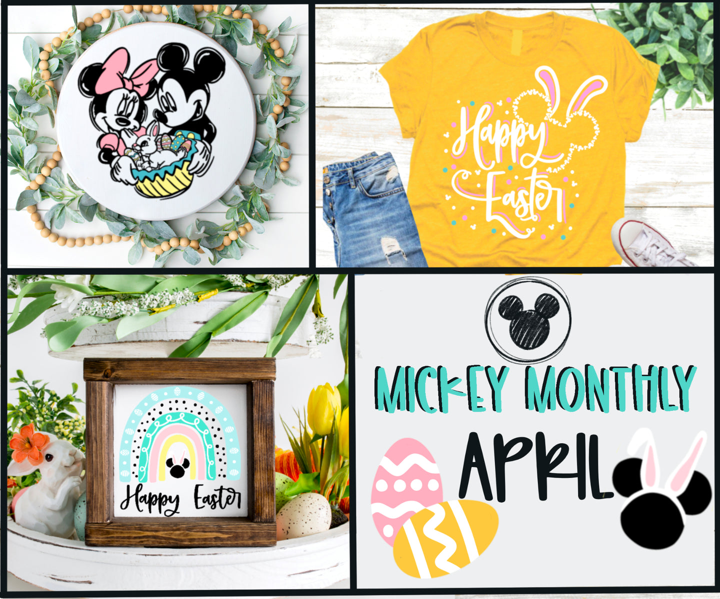 Mickey Monthly April Easter Bundle