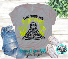 Load image into Gallery viewer, Sloth Yoga Find Your Joy SVG DXF PNG
