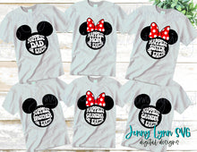 Load image into Gallery viewer, Happiest Family On Earth Disney World Mickey Mouse SVG DXF PNG
