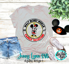 Load image into Gallery viewer, Mickey Minnie Mouse Family Vacation SVG DXF PNG
