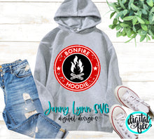 Load image into Gallery viewer, Bonfire Hoodie Camp Fire Shirt Camping Shirt SVG DXF PNG
