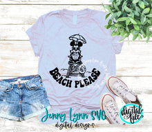 Load image into Gallery viewer, Mickey Mouse Beach Please Summer SVG DXF PNG
