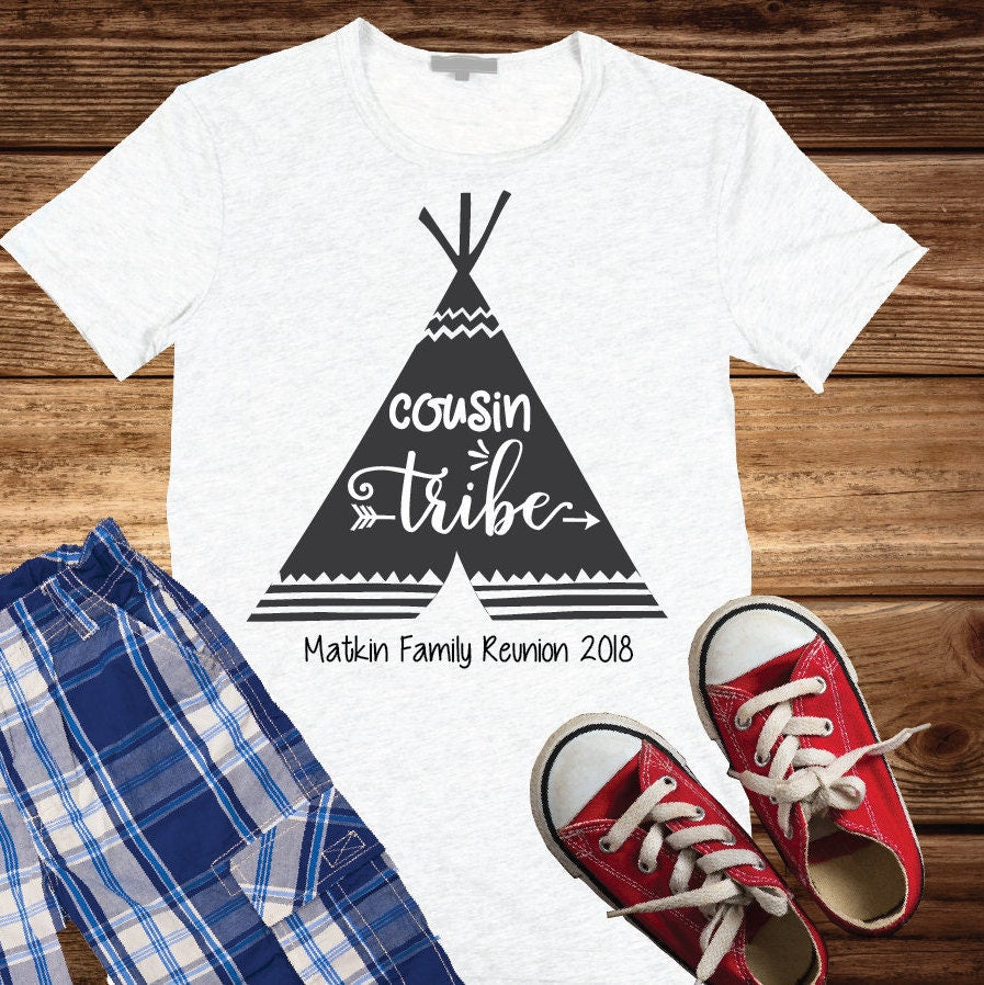Cousin Tribe SVG Cousins Shirts Reunion Family SVG DXF PNG