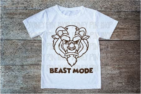Beast Mode SVG Beauty and Beast SVG Digital File Silhouette Cricut Beast Laser Cut file Sublimation PNG Silhouette Beast Mode Svg