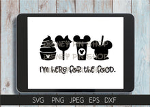 Load image into Gallery viewer, Here For the Food SVG DXF PNG

