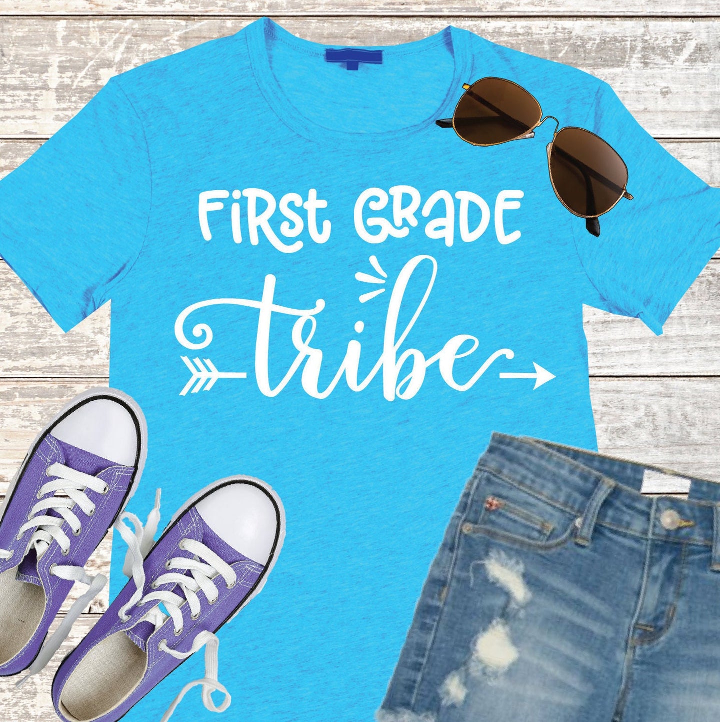 First Grade Tribe SVG DXF PNG