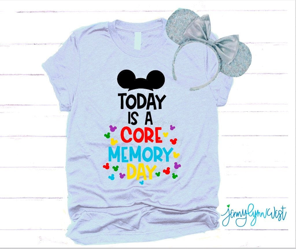 Disneyland Today is a Core Memory Day SVG Trip shirt Digital File Cut File Iron On SVG Inside Out SVG Inspired Silhouette Cricut
