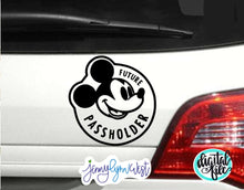 Load image into Gallery viewer, Future Passholder Mickey SVG DXF PNG
