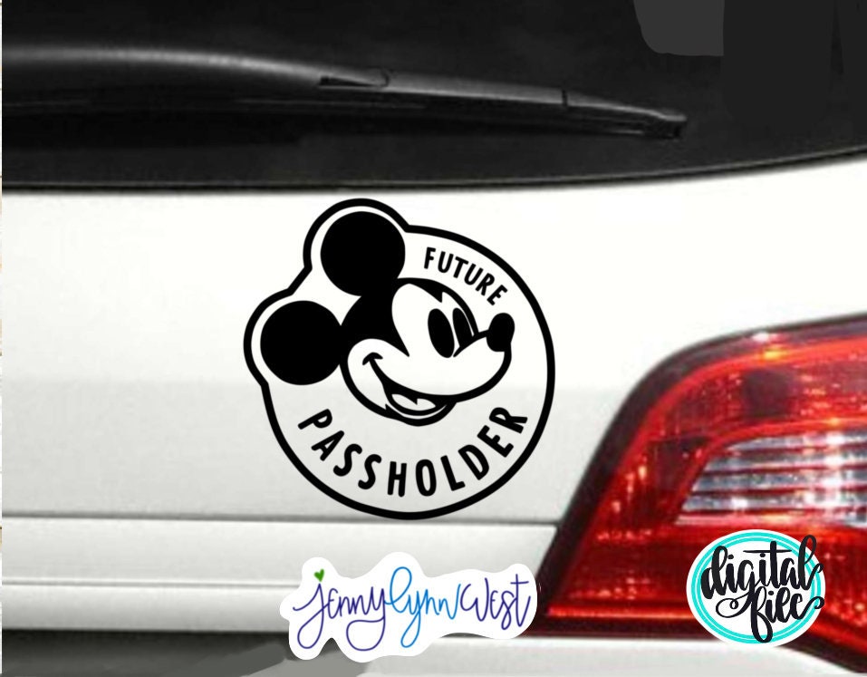 Future Passholder Mickey SVG DXF PNG