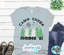 Load image into Gallery viewer, Starwars SVG Shirt Camp Endor Cut File Iron On Cricut Digital Cut File Silhouette StarWars SVG PNG StarWars Shirt Galaxy Edge svg
