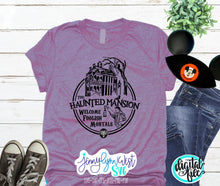 Load image into Gallery viewer, Haunted Mansion Ride Disneyland Disney World Ride SVG PNG DXF
