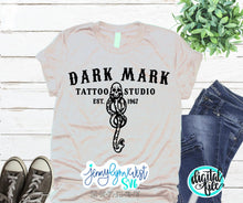 Load image into Gallery viewer, Dark Mark Tattoo Studio SVG PNG DXF
