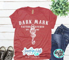 Load image into Gallery viewer, Dark Mark Tattoo Studio SVG PNG DXF
