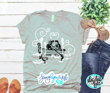 Load image into Gallery viewer, Little Mermaid SVG Ariel and Eric Kiss the Girl Silhouette Cameo Cricut Cut file DisneySVG shirt SVG Silhouette Princess Download DXF
