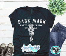 Load image into Gallery viewer, Dark Mark Tattoo Studio SVG PNG DXF
