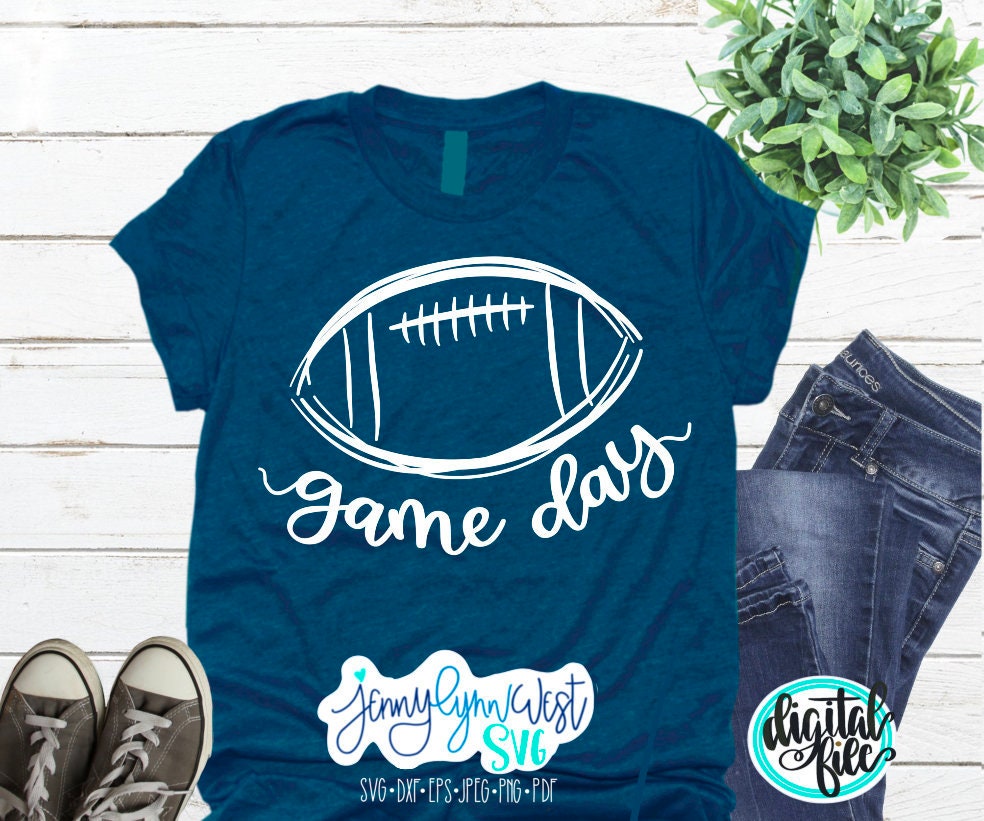 Football SVG It’s Game Day SVG DXF PNG – Jenny Lynn SVG