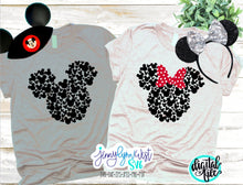 Load image into Gallery viewer, Mickey and Minnie SVG DXF PNG
