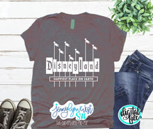 Load image into Gallery viewer, Disneyland Sign Happiest Place On Earth SVG PNG DXF
