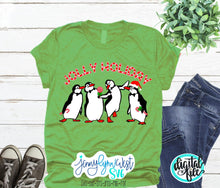 Load image into Gallery viewer, Christmas Jolly Holiday Mary Poppins Penguins SVG DXF PNG
