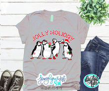 Load image into Gallery viewer, Christmas Jolly Holiday Mary Poppins Penguins SVG DXF PNG
