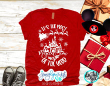 Load image into Gallery viewer, Disney Christmas SVG Most Magical Time of Year SVG DXF PNG
