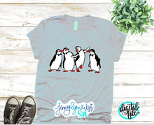 Load image into Gallery viewer, Mary Poppins SVG Penguins Jolly Holiday Mary Poppins Penguins Cut File Svg Iron on Disneyland Shirt Silhouette Cricut PNG Screenprint
