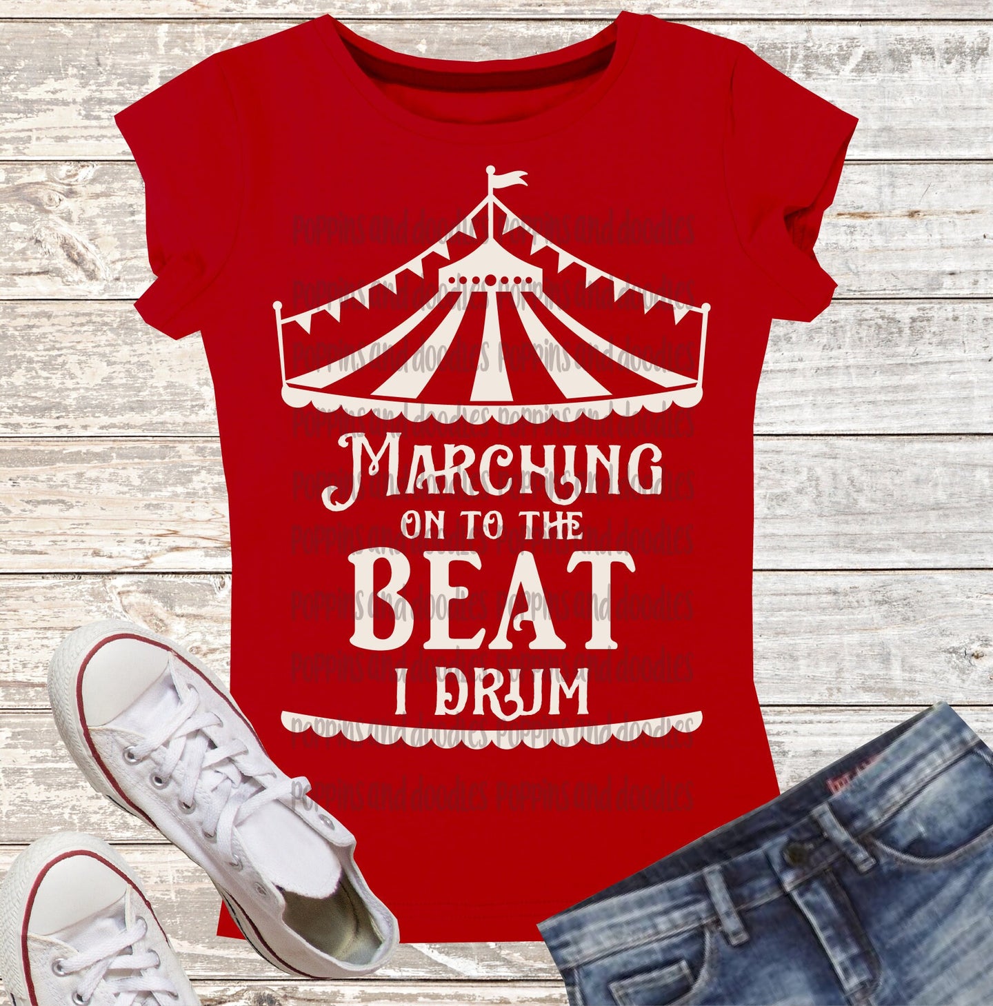 Greatest Showman Circus Marching On to the Beat I Drum SVG DXF PNG