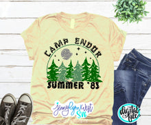 Load image into Gallery viewer, Starwars SVG Shirt Camp Endor Cut File Iron On Cricut Digital Cut File Silhouette StarWars SVG PNG StarWars Shirt Galaxy Edge svg
