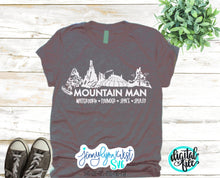 Load image into Gallery viewer, Disneyland Mountain Man SVG DXF PNG
