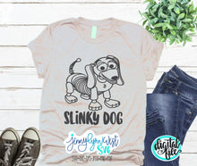 Load image into Gallery viewer, Toy Story SVG Slinky Dog SVG Shirt Silhouette Download Family Shirts Digital Cricut Cut Iron On  Toy Story Vacation Shirt Slinky Dog
