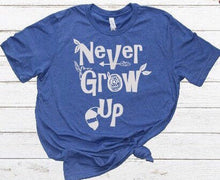 Load image into Gallery viewer, Peter Pan SVG Never Grow Up Iron on Digital Download World Park Tshirt Cutting File DXF Never Grow Up File Sublimation Png Peter Pan SVG
