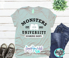 Load image into Gallery viewer, Monsters Inc Disney SVG Monsters University SVG DXF PNG
