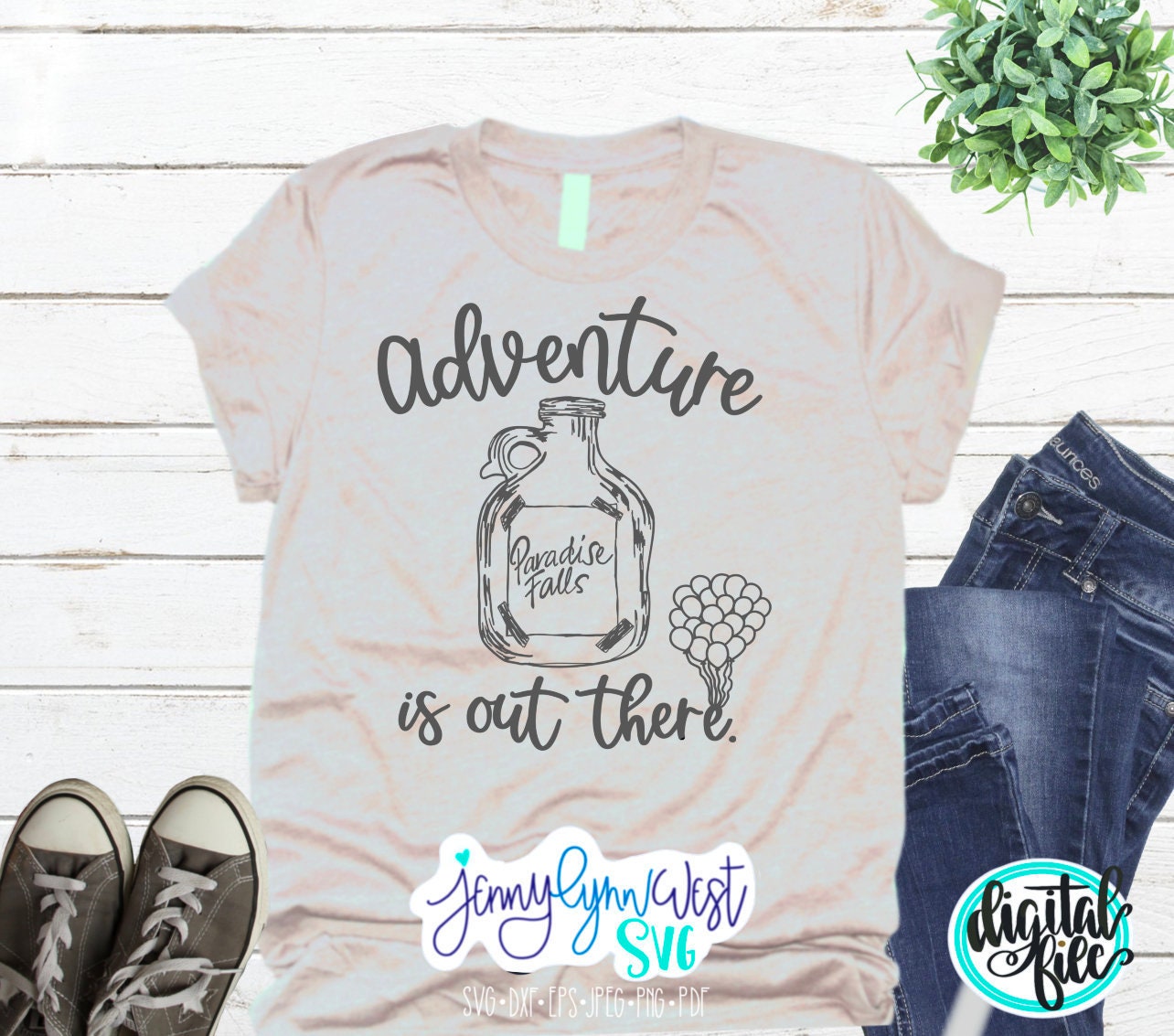 Disney UP Adventure is Out There Up House Paradise Falls SVG DXF PNG