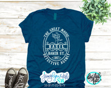 Load image into Gallery viewer, The Great Mouse Detective SVG DisneySVG Basil of Baker Street Shirt Silhouette Cricut Mouse Detective Cut file Professions SVG Png
