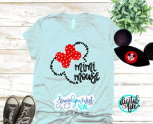 Load image into Gallery viewer, Disney Parks Mimi Mouse Mickey Heads SVG DXF PNG
