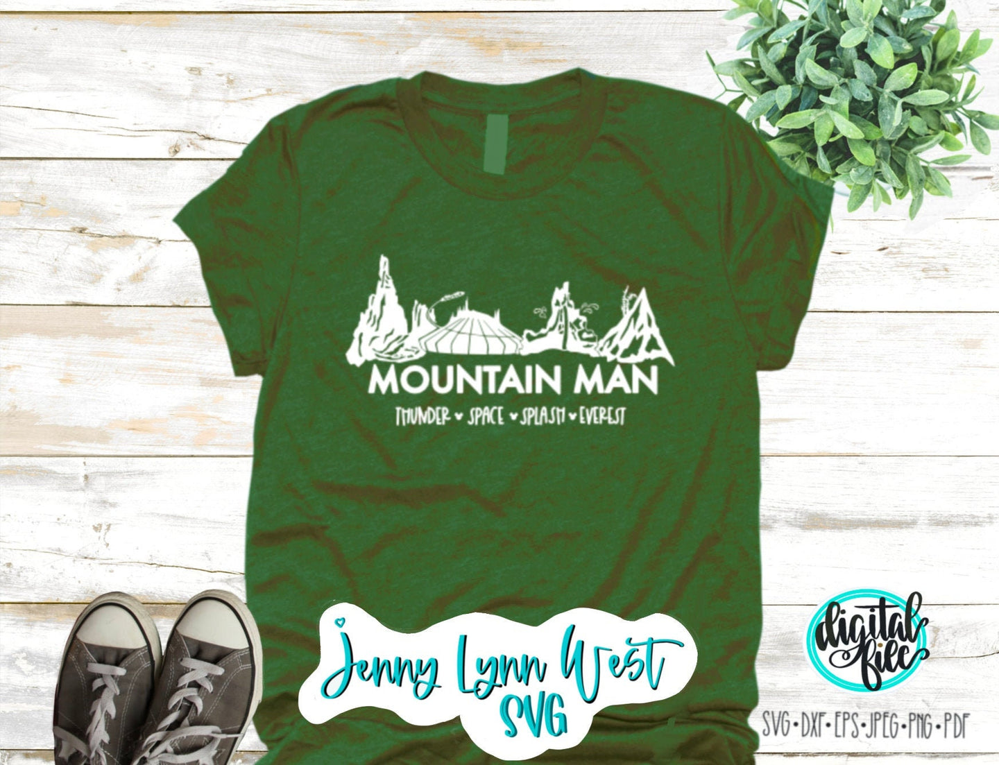 Mountain Man DisneyWorld SVG DXF PNG