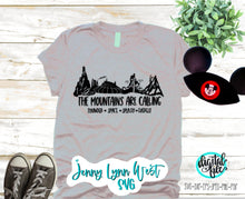 Load image into Gallery viewer, DisneyWorld The Mountains are Calling SVG Digital Cut Files SVG PNG DXF
