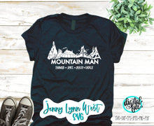 Load image into Gallery viewer, Mountain Man SVG DisneyWorld SVG Digital File Laser Cut File Silhouette Cricut Shirt Splash Thunder Space Everest Mountain Sublimation PNG
