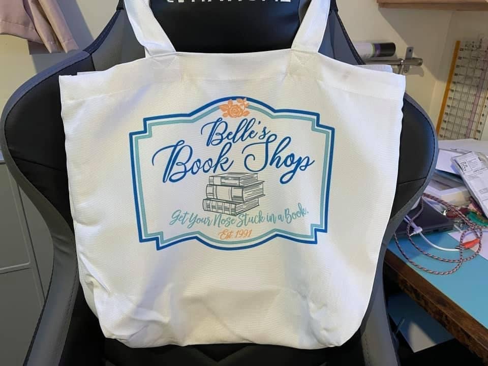 Beauty and Beast Book Tote Bag