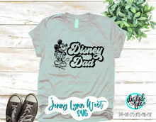 Load image into Gallery viewer, DisneyDad SVG Dad Mickey Mouse Sketch Dad Vacation Shirts Digital File SVG Sublimation PNG Silhouette Cricut Shirt File
