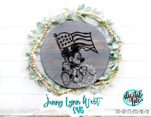 Load image into Gallery viewer, Patriotic America  Mickey Mouse SVG DXF PNG
