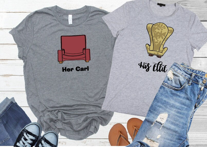 Her Carl and His Ellie Shirt Up SVG DXF PNG