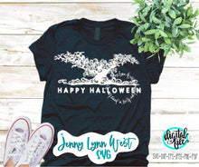 Load image into Gallery viewer, Happy Halloween SVG Down Oogie Boogie SVG Halloween SVG Boo Bash Shirt Digital Shirt Cut file Cricut Sublimation Halloween Bats Shirt png
