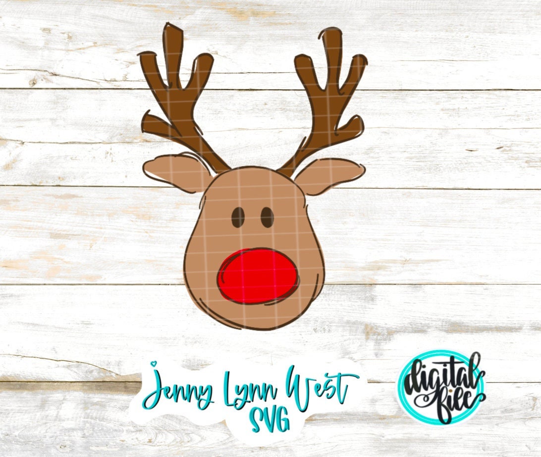 Rudolph SVG Rudolph Christmas SVG PNG DXF
