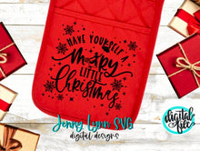Load image into Gallery viewer, Mary Poppins Christmas SVG Have Yourself a Mary Little Christmas SVG Silhouette Cricut Cut File Design Mary Poppins Christmas Sign Shirt
